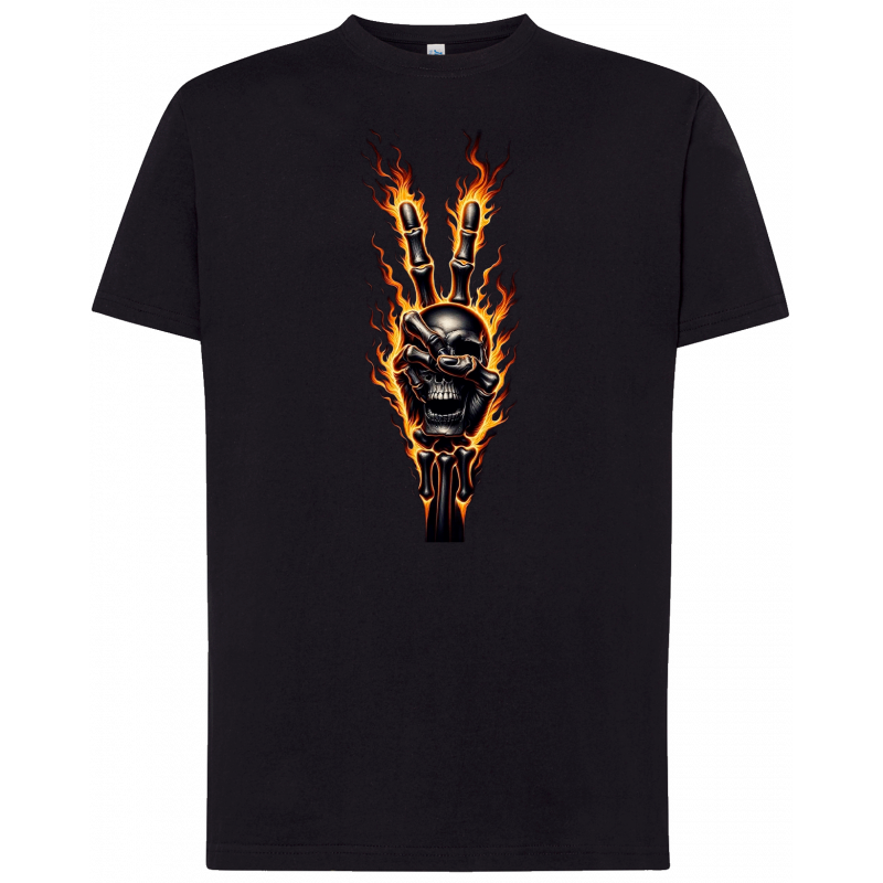 .T-shirt premium - V enflammé