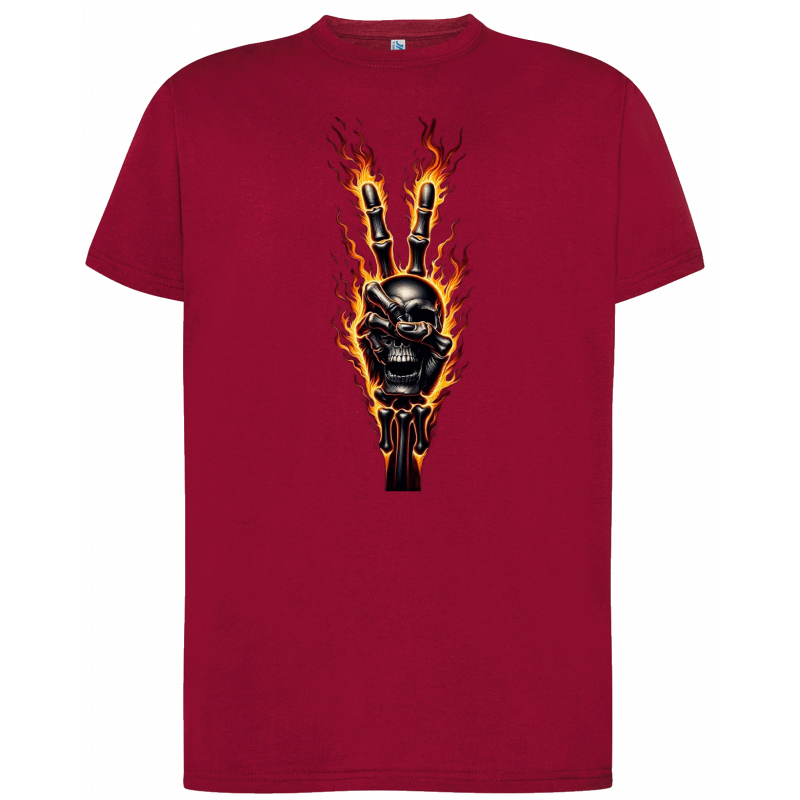 .T-shirt premium - V enflammé