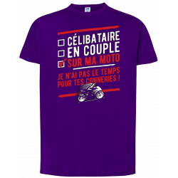 T-shirt premium - Motards(es) Célibataires