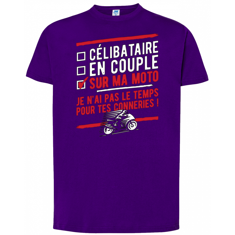 T-shirt premium - Motards(es) Célibataires