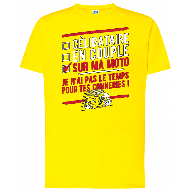 T-shirt premium - Motards(es) Célibataires