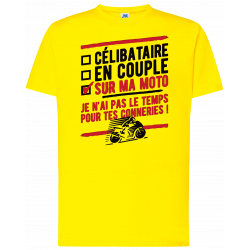 T-shirt premium - Motards(es) Célibataires