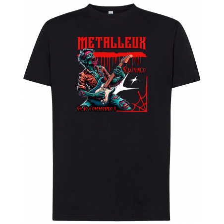 T-shirt premium - Metalleux sauvage et je t'emmerde