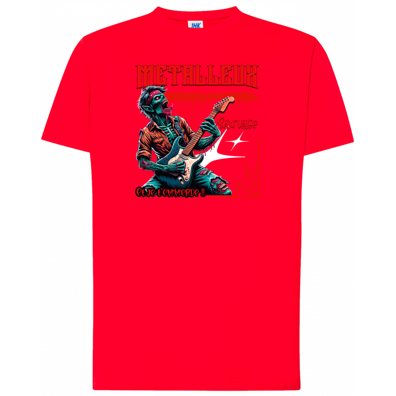 T-shirt premium - Metalleux sauvage et je t'emmerde