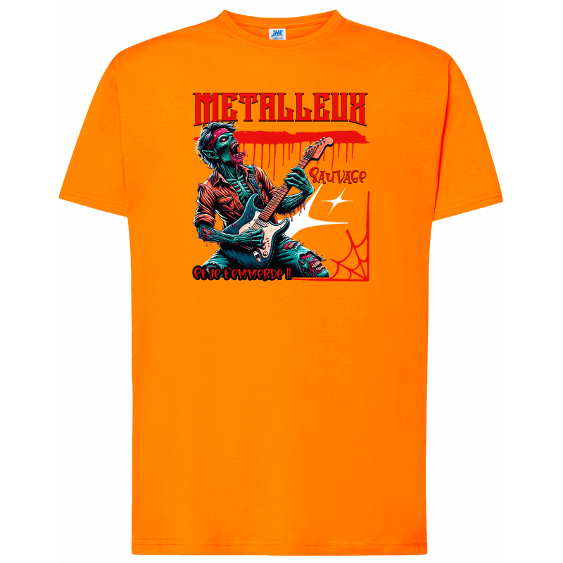 T-shirt premium - Metalleux sauvage et je t'emmerde