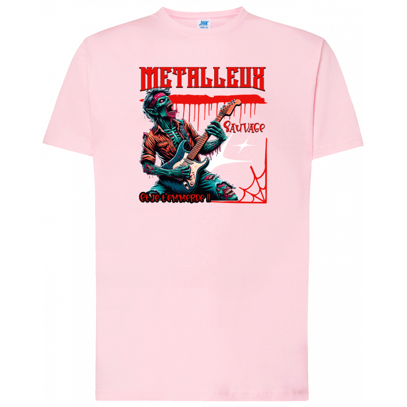 T-shirt premium - Metalleux sauvage et je t'emmerde