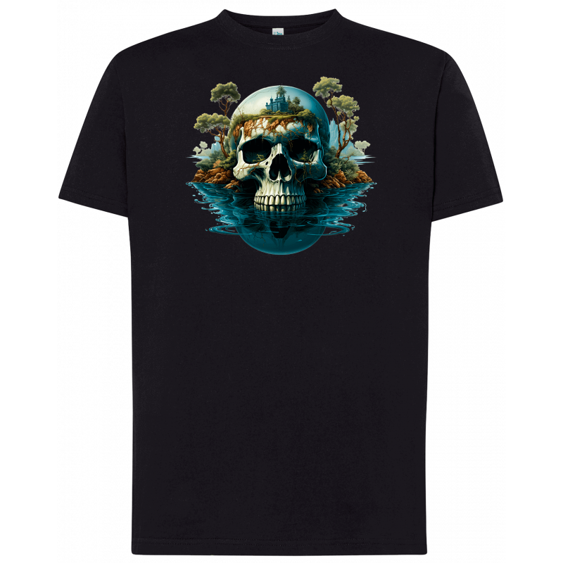 T-shirt premium - Île Maudite & Crâne Damné V1