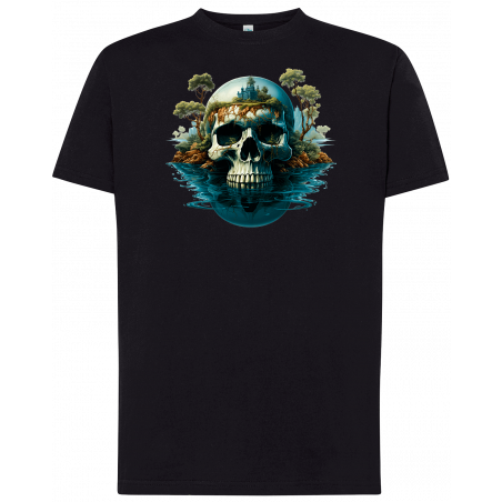 T-shirt premium - Île Maudite & Crâne Damné V1