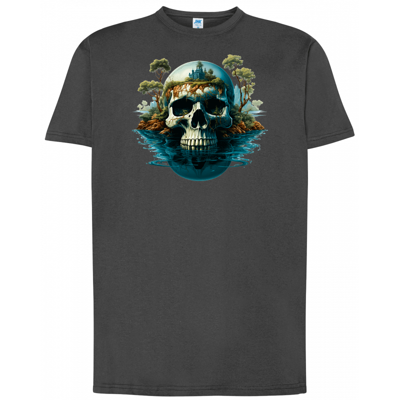 T-shirt premium - Île Maudite & Crâne Damné V1