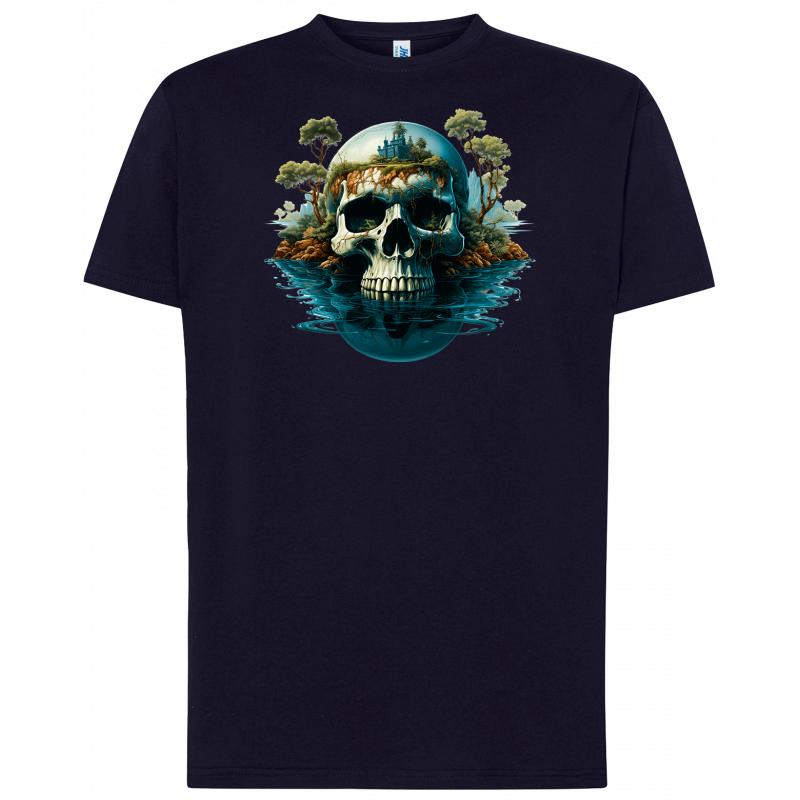 T-shirt premium - Île Maudite & Crâne Damné V1