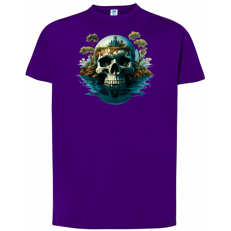 T-shirt premium - Île Maudite & Crâne Damné V1