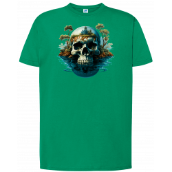 T-shirt premium - Île Maudite & Crâne Damné V1