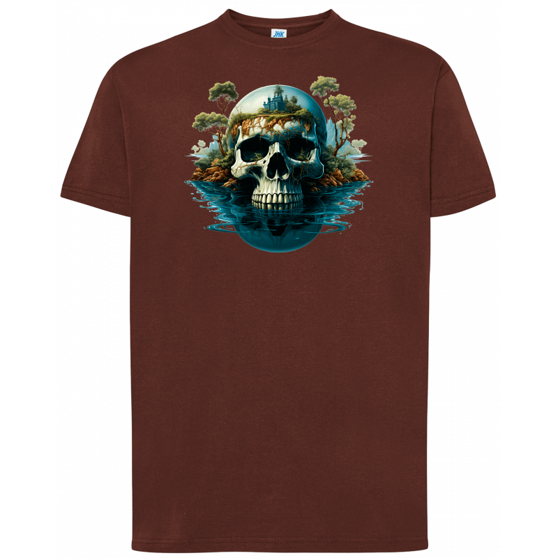 T-shirt premium - Île Maudite & Crâne Damné V1