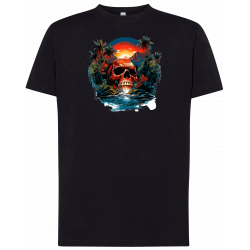 T-shirt premium - Île Maudite & Crâne Damné V2