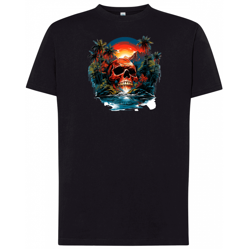 T-shirt premium - Île Maudite & Crâne Damné V2