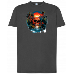 T-shirt premium - Île Maudite & Crâne Damné V2