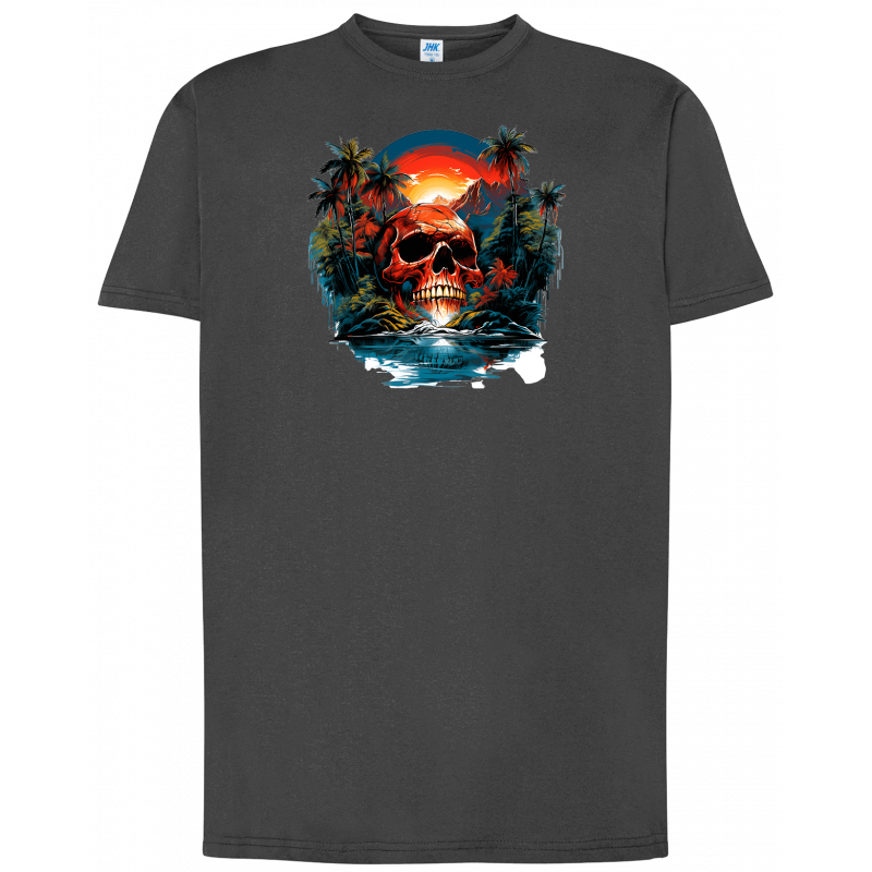 T-shirt premium - Île Maudite & Crâne Damné V2