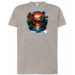 T-shirt premium - Île Maudite & Crâne Damné V2