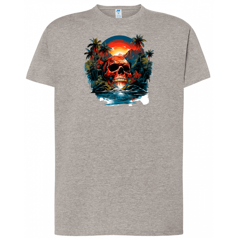 T-shirt premium - Île Maudite & Crâne Damné V2