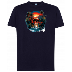 T-shirt premium - Île Maudite & Crâne Damné V2