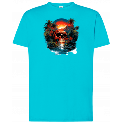 T-shirt premium - Île Maudite & Crâne Damné V2