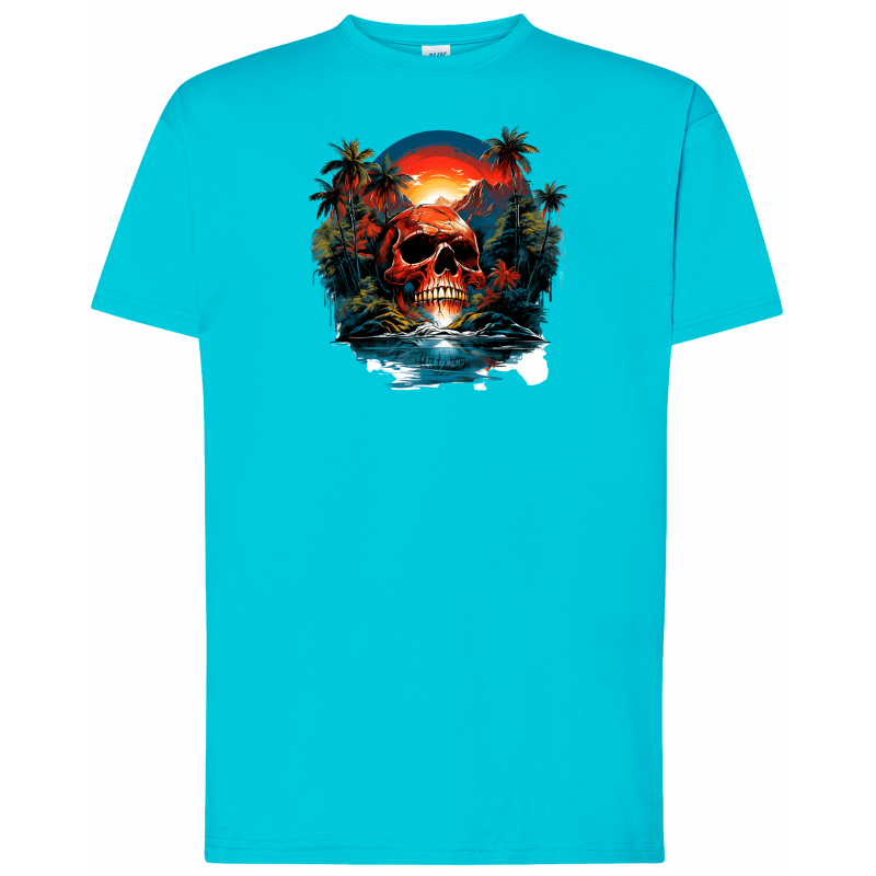 T-shirt premium - Île Maudite & Crâne Damné V2