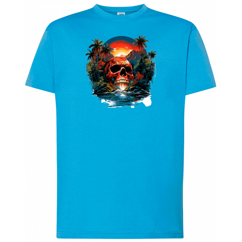 T-shirt premium - Île Maudite & Crâne Damné V2