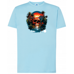 T-shirt premium - Île Maudite & Crâne Damné V2