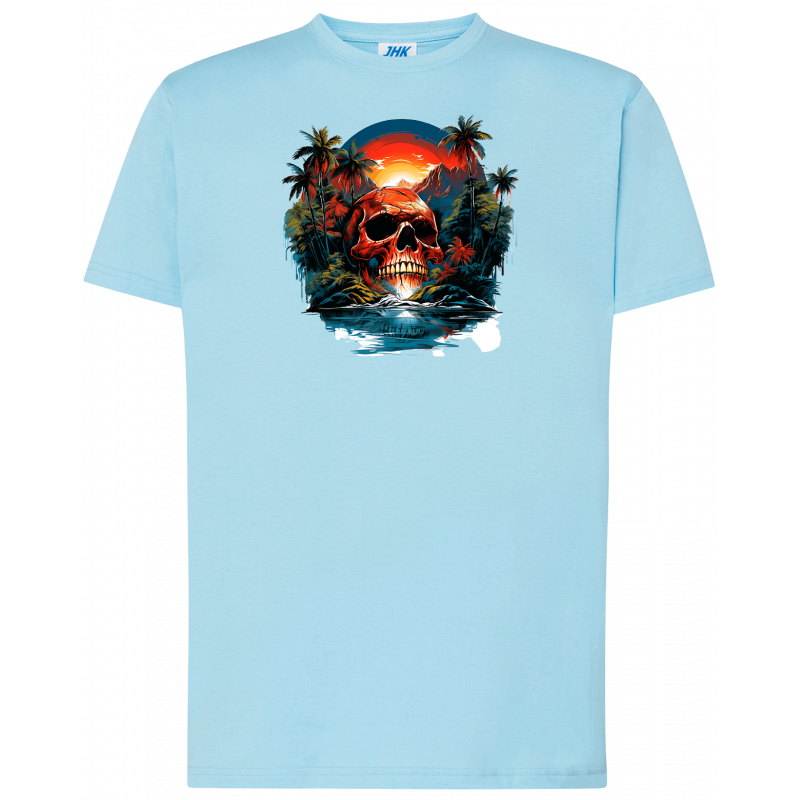 T-shirt premium - Île Maudite & Crâne Damné V2