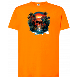 T-shirt premium - Île Maudite & Crâne Damné V2