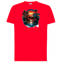 T-shirt premium - Île Maudite & Crâne Damné V2