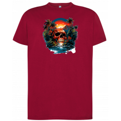 T-shirt premium - Île Maudite & Crâne Damné V2