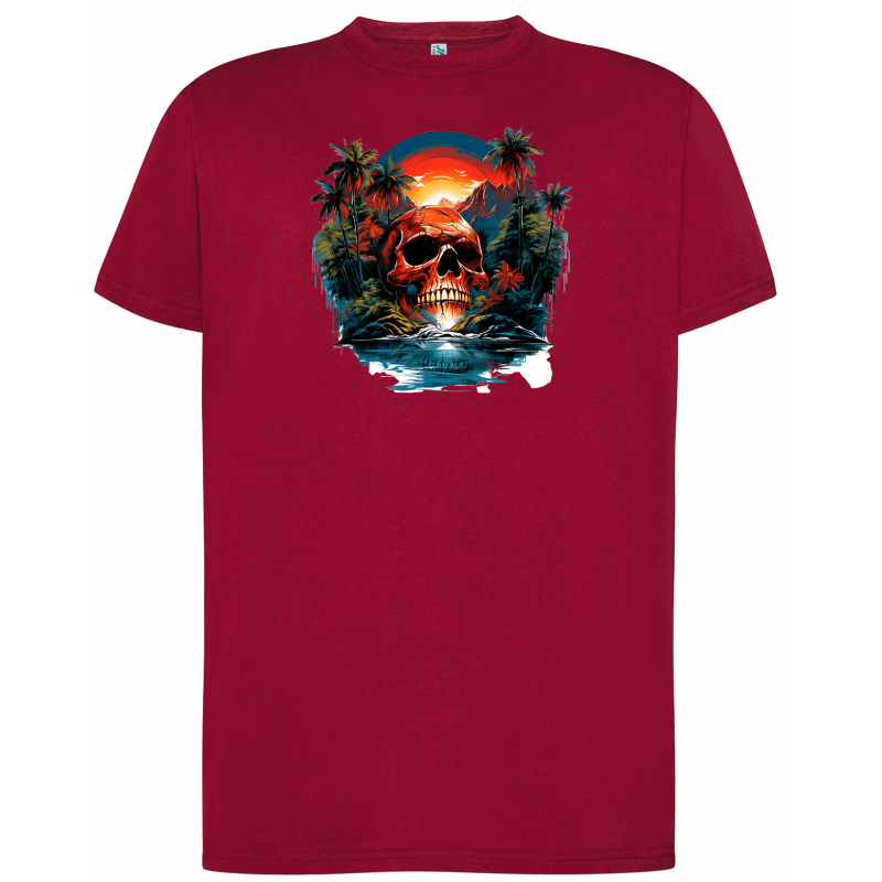 T-shirt premium - Île Maudite & Crâne Damné V2