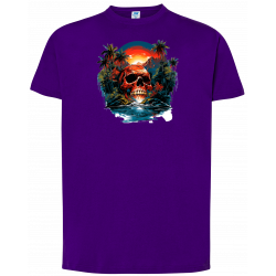 T-shirt premium - Île Maudite & Crâne Damné V2