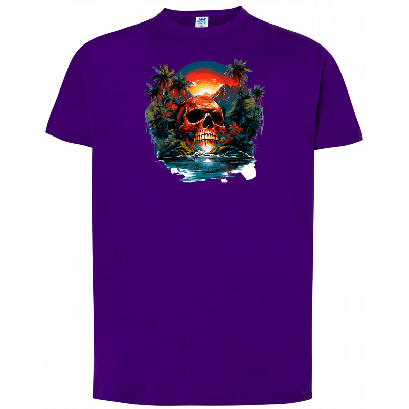 T-shirt premium - Île Maudite & Crâne Damné V2