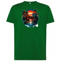 T-shirt premium - Île Maudite & Crâne Damné V2