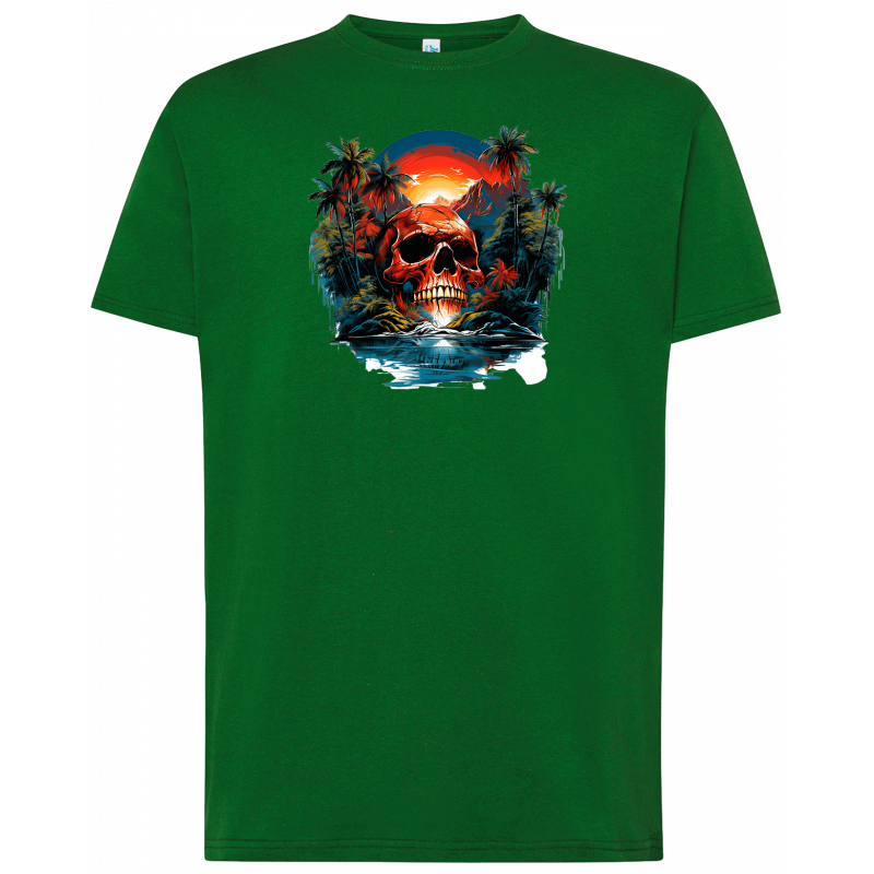 T-shirt premium - Île Maudite & Crâne Damné V2