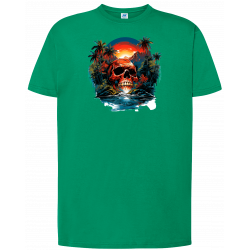 T-shirt premium - Île Maudite & Crâne Damné V2