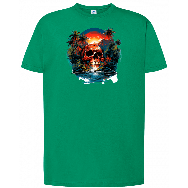 T-shirt premium - Île Maudite & Crâne Damné V2