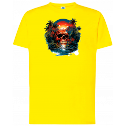 T-shirt premium - Île Maudite & Crâne Damné V2