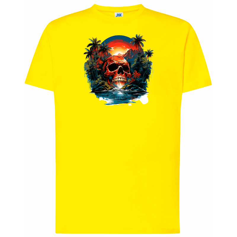 T-shirt premium - Île Maudite & Crâne Damné V2