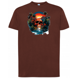 T-shirt premium - Île Maudite & Crâne Damné V2