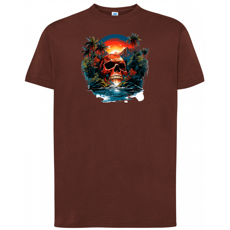 T-shirt premium - Île Maudite & Crâne Damné V2