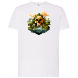 T-shirt premium - Île Maudite & Crâne Damné V3