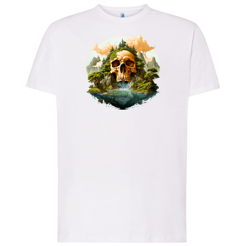 T-shirt premium - Île Maudite & Crâne Damné V3
