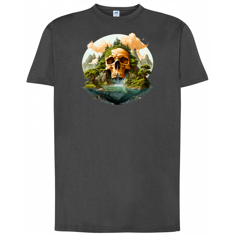 T-shirt premium - Île Maudite & Crâne Damné V3