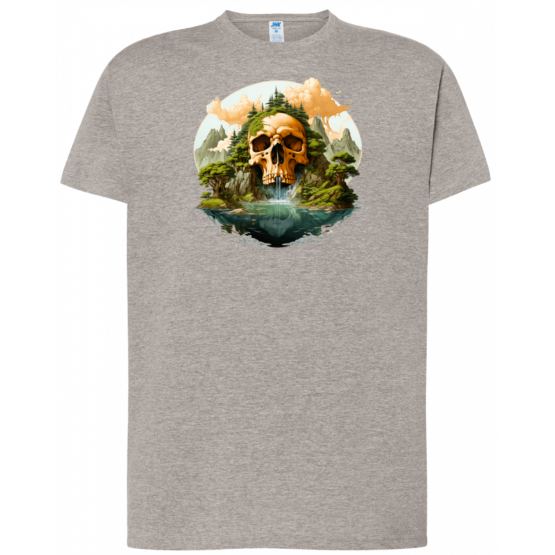 T-shirt premium - Île Maudite & Crâne Damné V3