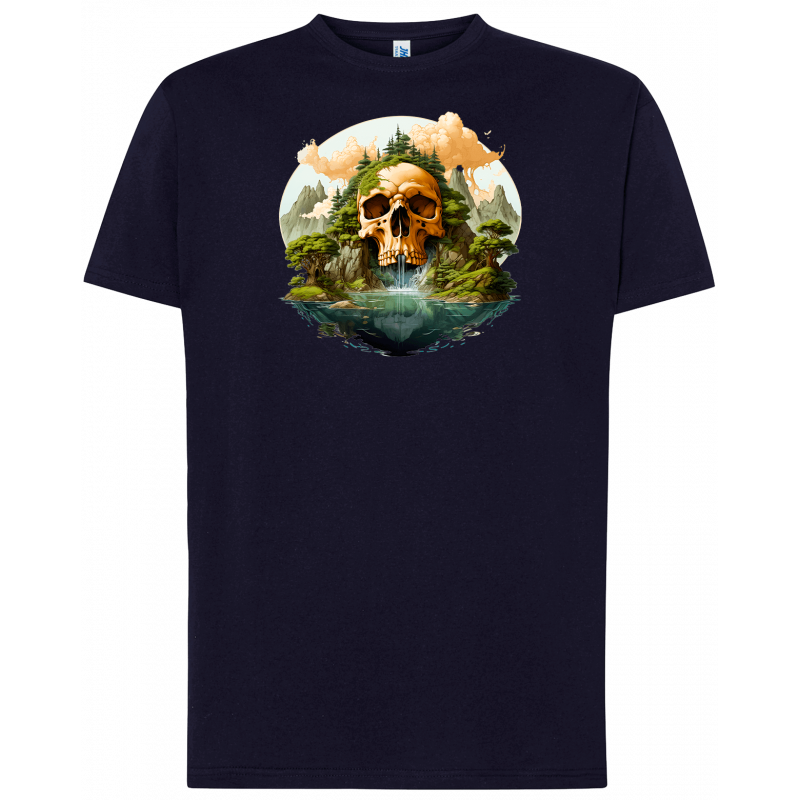 T-shirt premium - Île Maudite & Crâne Damné V3