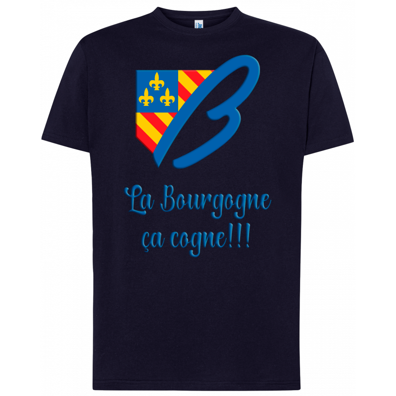 T-shirt premium - La Bourgogne, ça cogne!!!