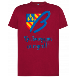 T-shirt premium - La Bourgogne, ça cogne!!!